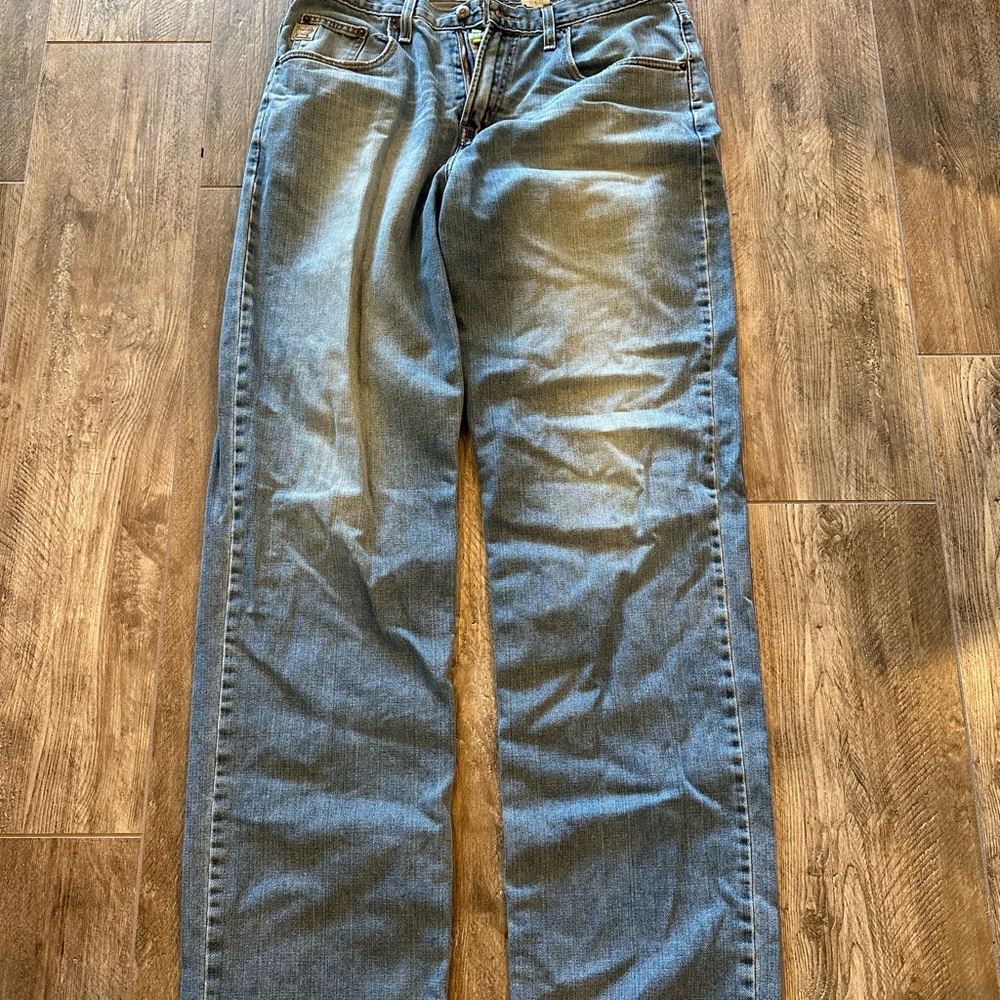 Cinch Men's Straight Blue Jeans